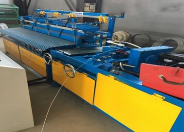 China Cerca do elo de corrente do jardim que faz a máquina, máquina de tecelagem ajustável da rede de arame da velocidade  fornecedor
