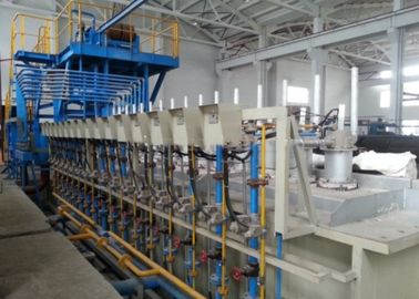 China Linha alta da galvanização do mergulho quente do aço carbono, máquina automática da galvanização do mergulho quente fornecedor